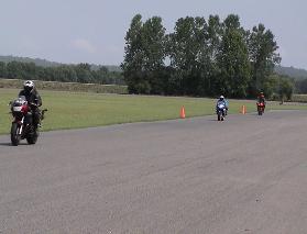 Pulling away from a GSXR600